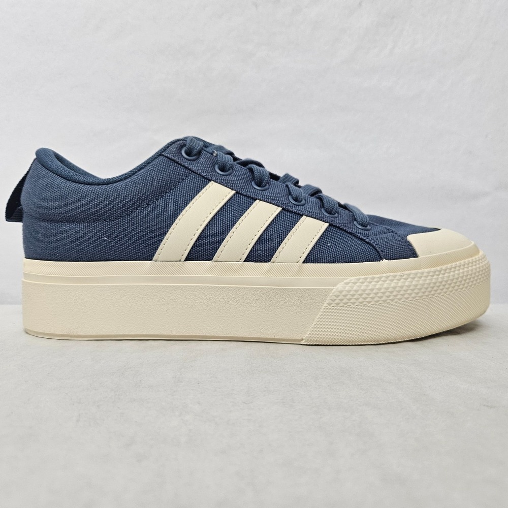 Adidas Bravada 2.0 Platform Skateboarding Shoe ID1084 Preloved Ink Women Sz 8.5 - Picture 3 of 10